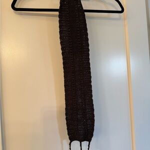 Zara Dark Brown Knit Accessory